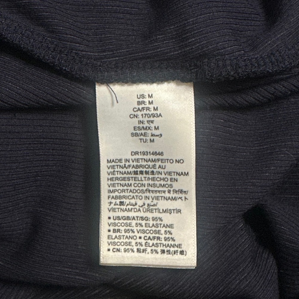Daily Ritual Long Ribbed Racerback Tank Maxi Dress Medium Dark Blue - Picture 6 of 6